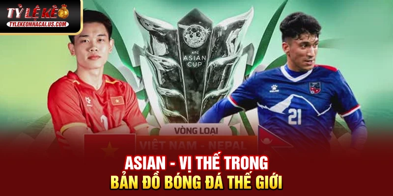 Asian Cup - Giải Đấu Vô Địch Bóng Đá Châu Á Đỉnh Cao 36 Asian - Vị thế trong bản đồ bóng đá thế giới