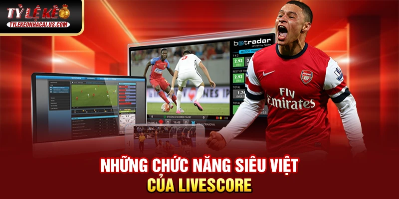 Livescore 35 Những chức năng siêu việt của Livescore